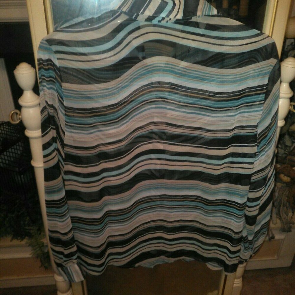 LN NICOLA WOMEN'S SIZE XL L/SLV SHIRT/TOP Blouse - Picture 2 of 2